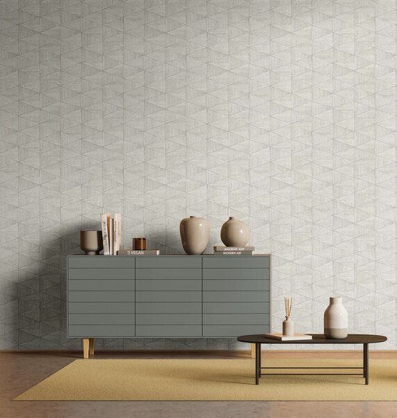 TF30033357 famintájú geometrikus világosszürke tapéta