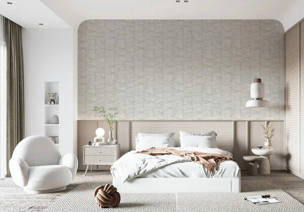 TF30033357 famintájú geometrikus világosszürke tapéta
