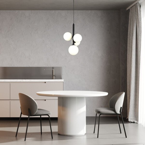 Sigma lighting modern függeszték perla fehér fekete sig33487