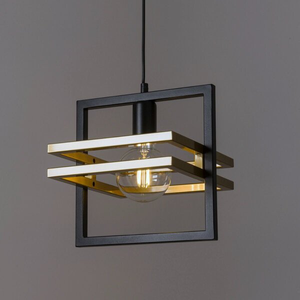 Sigma lighting modern függeszték merci fekete arany sig32386