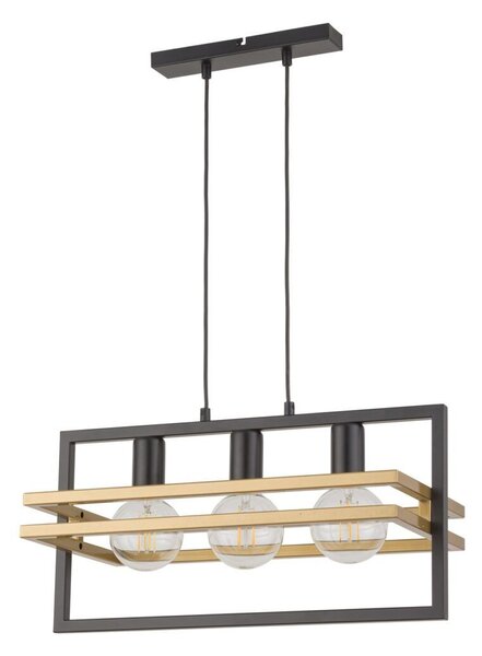 Sigma lighting modern függeszték merci fekete arany sig32392
