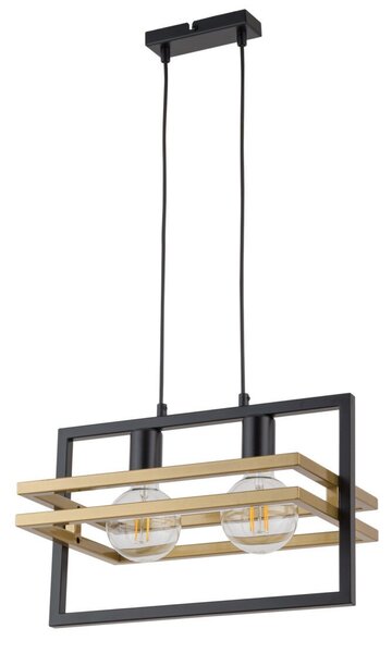 Sigma lighting modern függeszték merci fekete arany sig32389