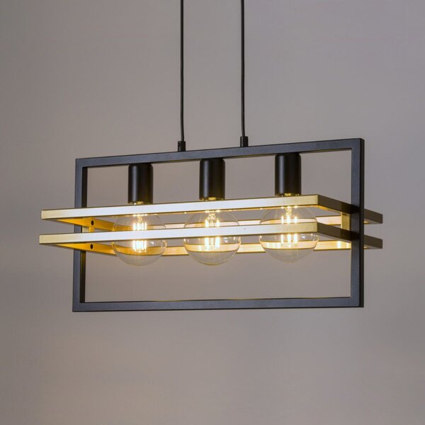 Sigma lighting modern függeszték merci fekete arany sig32392