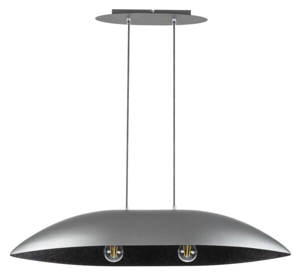 Sigma lighting modern függeszték gondola fekete ezüst sig40643