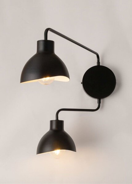 Sigma lighting modern fali lámpa holi fehér fekete sig32490