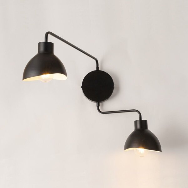 Sigma lighting modern fali lámpa holi fehér fekete sig32490