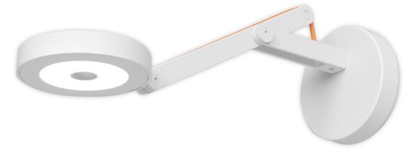 Fali Lámpa Rotaliana, String W0 DTW, dimmable, Fehér, Nappali, Fém, Dizájn