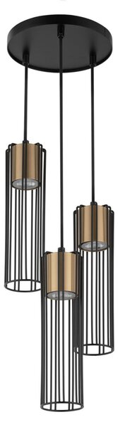 Sigma lighting modern függeszték fobia fekete arany sig33458