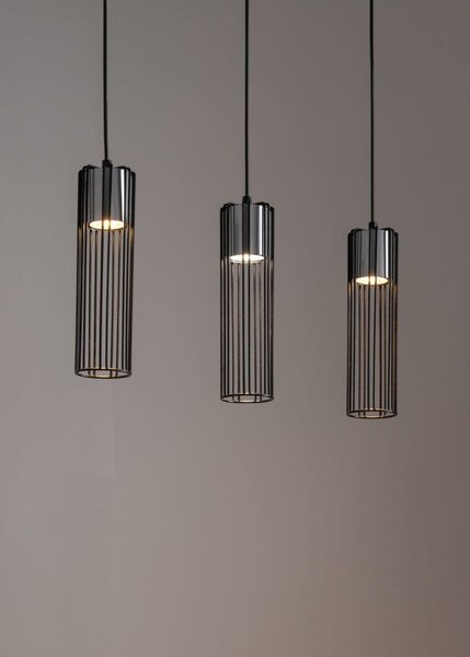 Sigma lighting modern függeszték fobia fekete ezüst sig33454