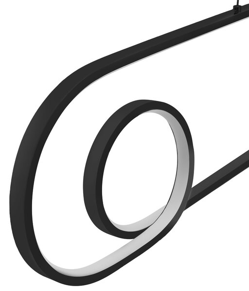 Mennyezeti LED függő lámpa APP808-CP Fekete