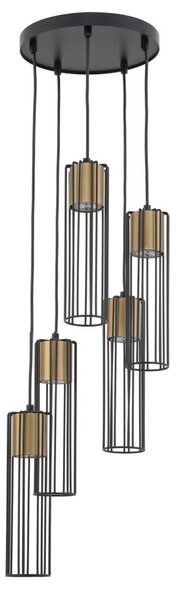 Sigma lighting modern függeszték fobia fekete arany sig33461