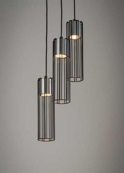 Sigma lighting modern függeszték fobia fekete ezüst sig33457