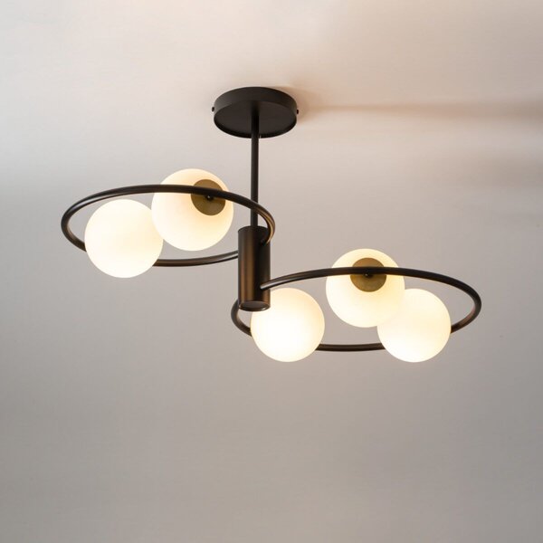 Sigma lighting modern mennyezeti lámpa aqua fehér fekete sig33468