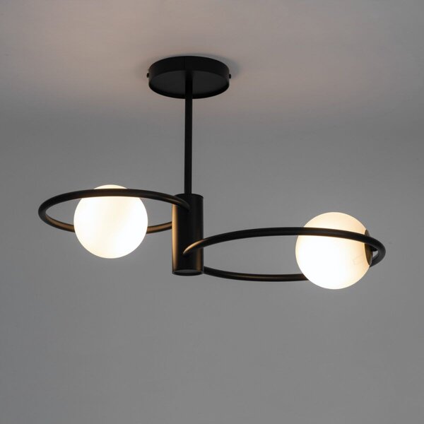 Sigma lighting modern mennyezeti lámpa aqua fehér fekete sig33462