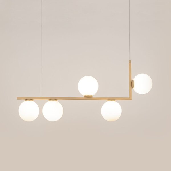 Sigma lighting modern függeszték andy fehér arany sig33612