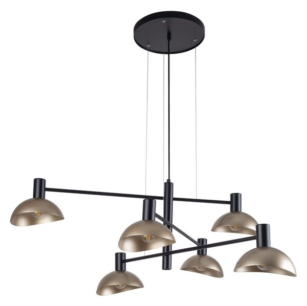 Sigma lighting modern függeszték artis fekete arany sig40569
