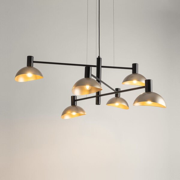 Sigma lighting modern függeszték artis fekete arany sig40569