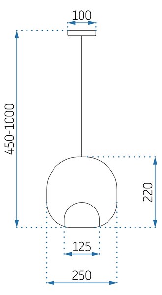 Mennyezeti lámpa APP1027-1CP
