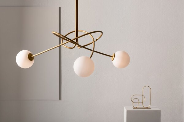 Sigma lighting modern mennyezeti lámpa velvet fehér arany sig33356
