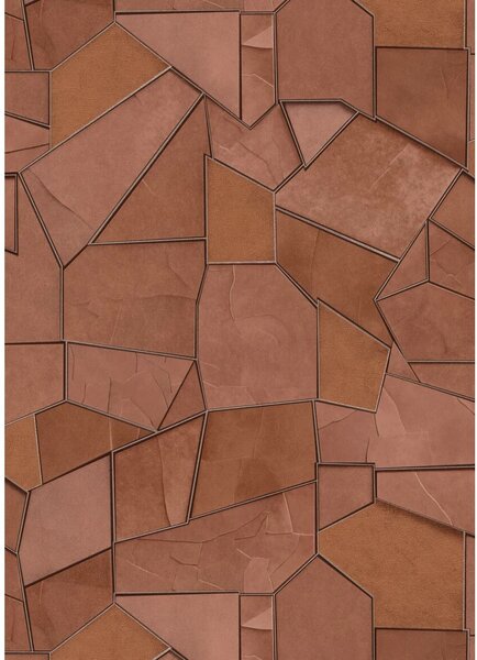 TF10445-13 geometrikus mintájú terra tapéta