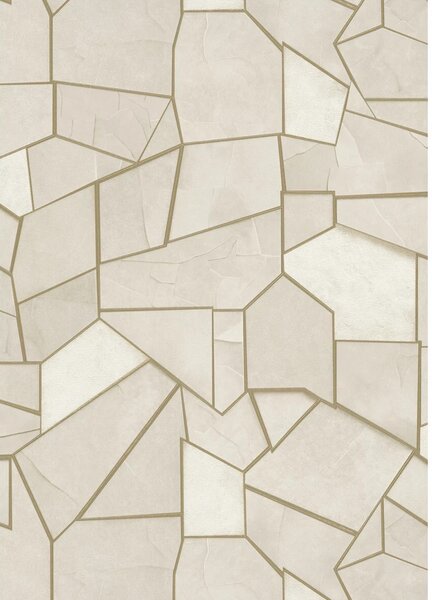 TF10445-02 geometrikus mintájú bézs tapéta