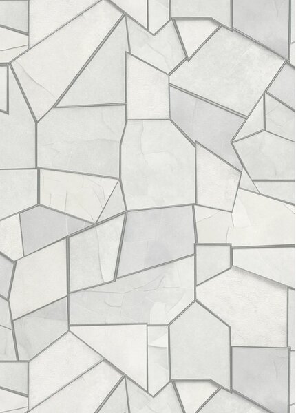 TF10445-31 geometrikus mintájú világosszürke tapéta