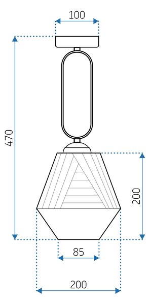 Mennyezeti lámpa APP1025-1CP