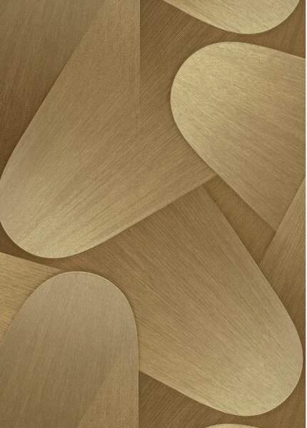 TF10423-30 geometrikus mintájú bronz tapéta