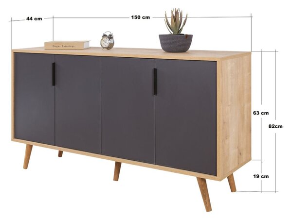 Komód, 150 cm – TR707DWL1258