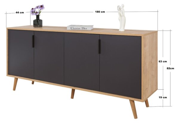 Komód, 180 cm – TR707DWL1261