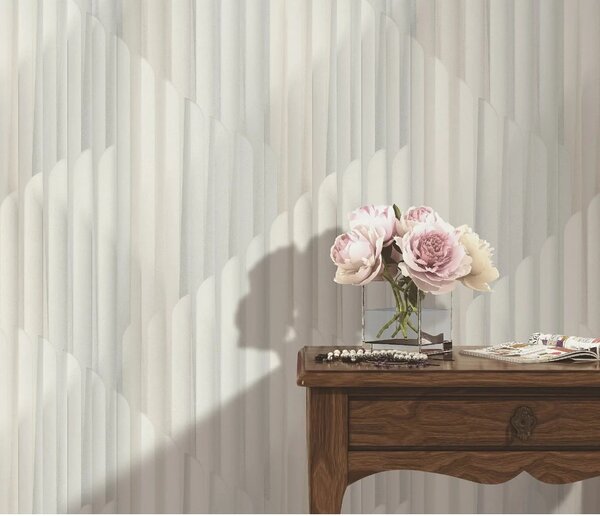 TF10471-31 vonalmintás bézs tapéta