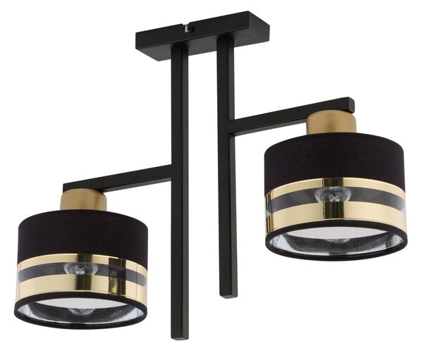 Sigma lighting modern mennyezeti lámpa pro fekete arany sig32149