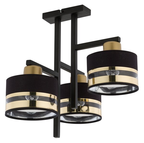 Sigma lighting modern mennyezeti lámpa pro fekete arany sig32147