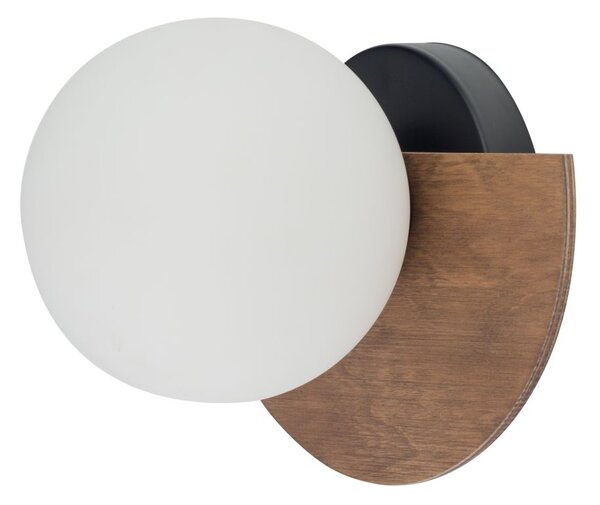 Sigma lighting modern skandináv fali lámpa mirror barna fekete sig33303