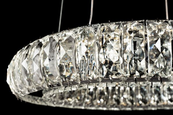 Toolight Szerszámlámpa, Crystal LED függőlámpa APP1040-CP + távirányító, króm, OSW-09473