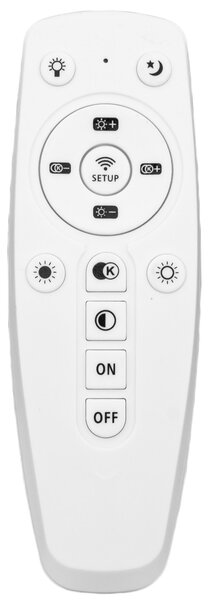 Toolight Szerszámlámpa, LED függőlámpa kristályokkal APP1041-CP + távirányító, króm, OSW-09472
