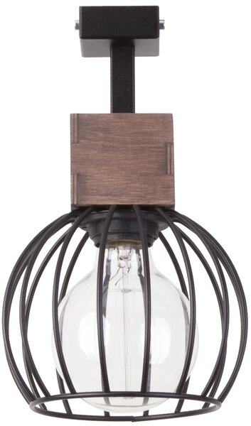 Sigma lighting loft mennyezeti lámpa milan barna fekete sig31569