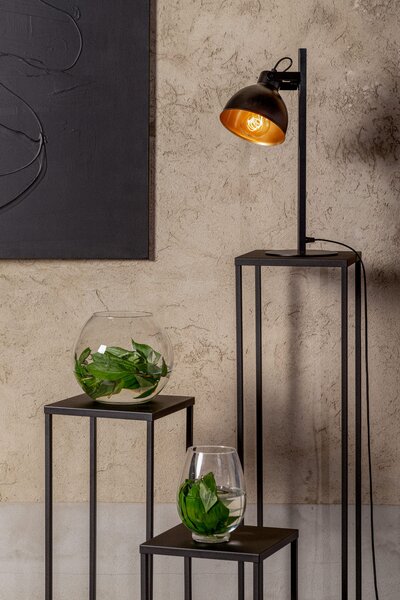Sigma lighting modern asztali lámpa mars fekete arany sig50264