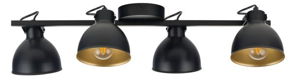 Sigma lighting modern spot lámpa mars fekete arany sig32272