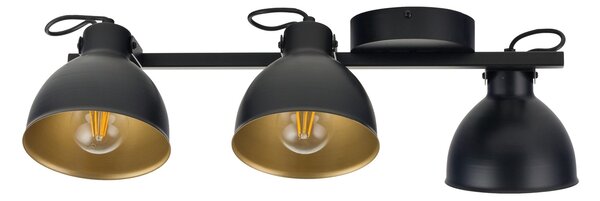 Sigma lighting modern spot lámpa mars fekete arany sig32270