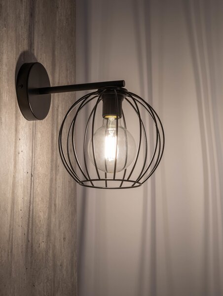 Sigma lighting modern fali lámpa madam fekete sig32373