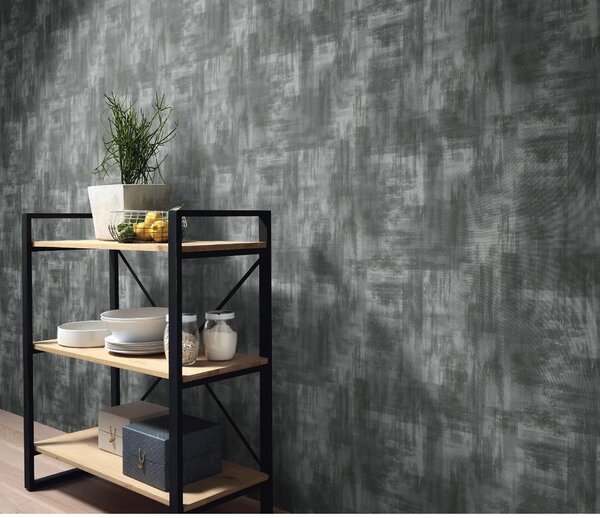 TF10480-29 betonhatású szürke tapéta