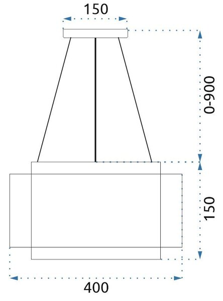 Mennyezeti LED lámpa APP1000-CP
