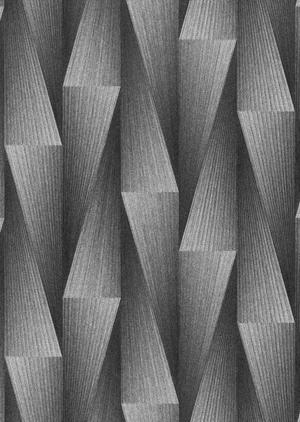 TF10526-29 famintájú geometrikus szürke tapéta