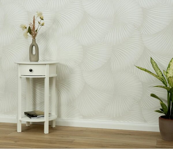 TF10525-38 geometrikus mintájú homokszínű tapéta