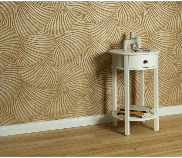 TF10525-30 geometrikus mintájú arany tapéta