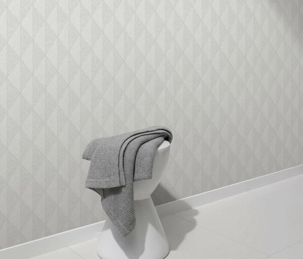 TF10524-31 geometrikus mintájú világosszürke tapéta