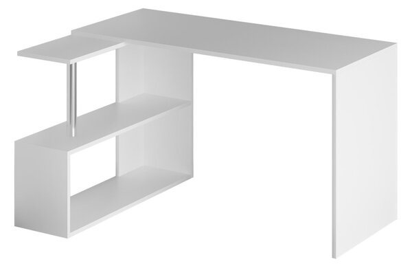 Gelincik íróasztal, fehér, 130 cm