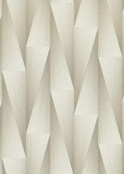 TF10526-38 famintájú geometrikus homokszínű tapéta