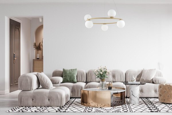 Sigma lighting modern függeszték gama fehér arany sig33381